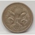 AUSTRALIA 2001 . FIVE 5 CENTS COIN . VARIETY . FLAMINGO